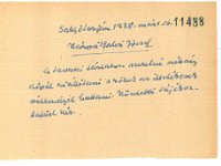 regeszta-21951 OMKT-nem iktatott ml 11488r